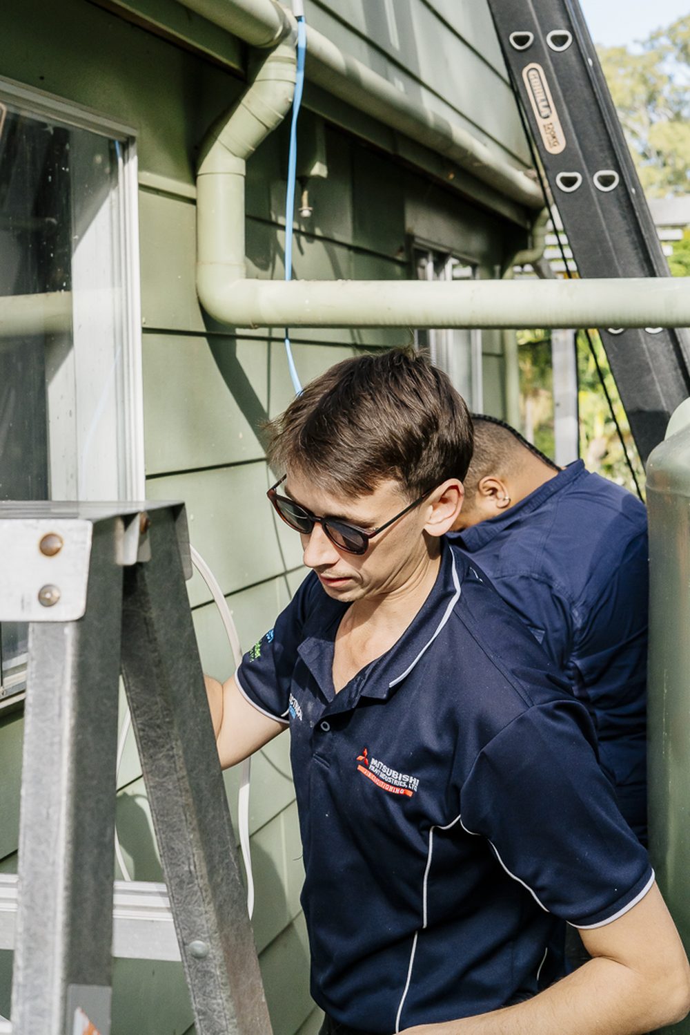 Faze electrician on the job